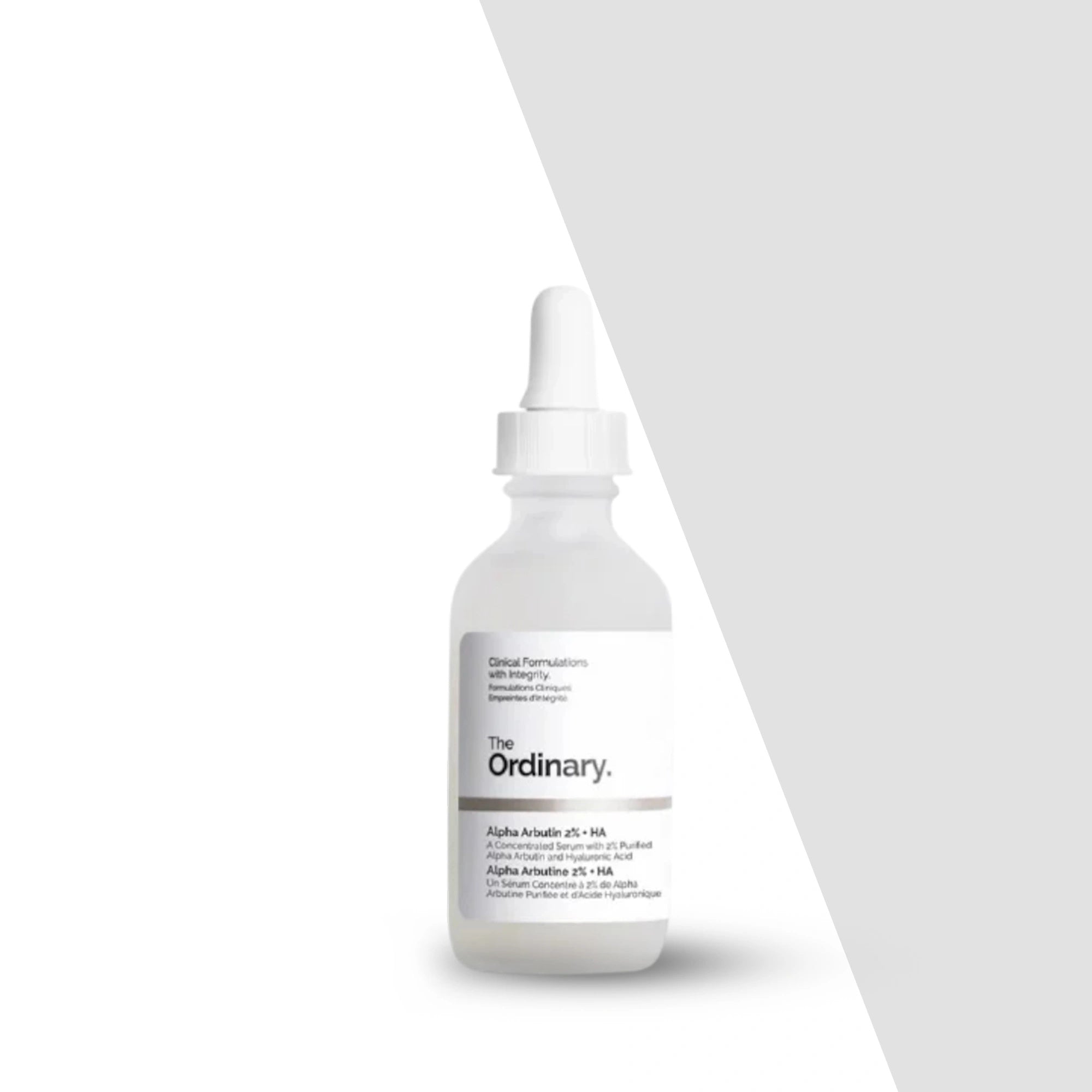 The Ordinary Alpha Arbutin 2 Percent + HA – Dark Spot Correcting and Hyaluronic Acid Brightening Face Serum 30mL