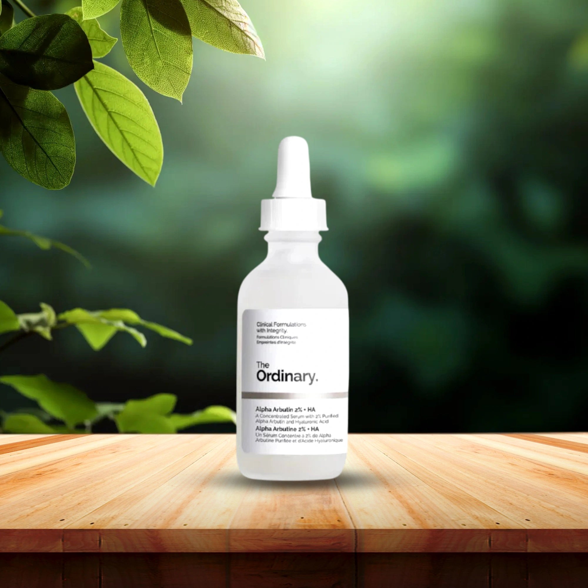 The Ordinary Alpha Arbutin 2 Percent + HA – Dark Spot Correcting and Hyaluronic Acid Brightening Face Serum 30mL