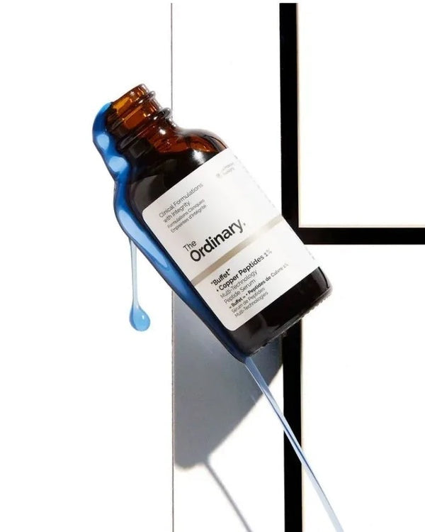 The Ordinary Buffet + Copper Peptides 1% Multi-Technology Peptide Serum – Anti Aging Skin Repairing Firming Facial Treatment 30mL