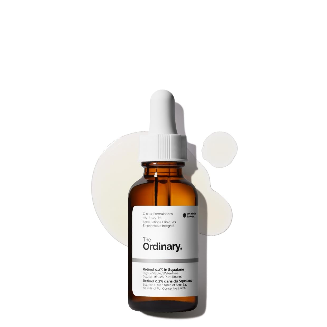 The Ordinary Retinol 0.2% in Squalane – Anti Aging Fine Lines Wrinkles Pure Vitamin A Facial Serum 30mL