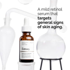 The Ordinary Retinol 0.2% in Squalane – Anti Aging Fine Lines Wrinkles Pure Vitamin A Facial Serum 30mL