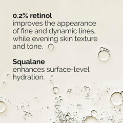 The Ordinary Retinol 0.2% in Squalane – Anti Aging Fine Lines Wrinkles Pure Vitamin A Facial Serum 30mL