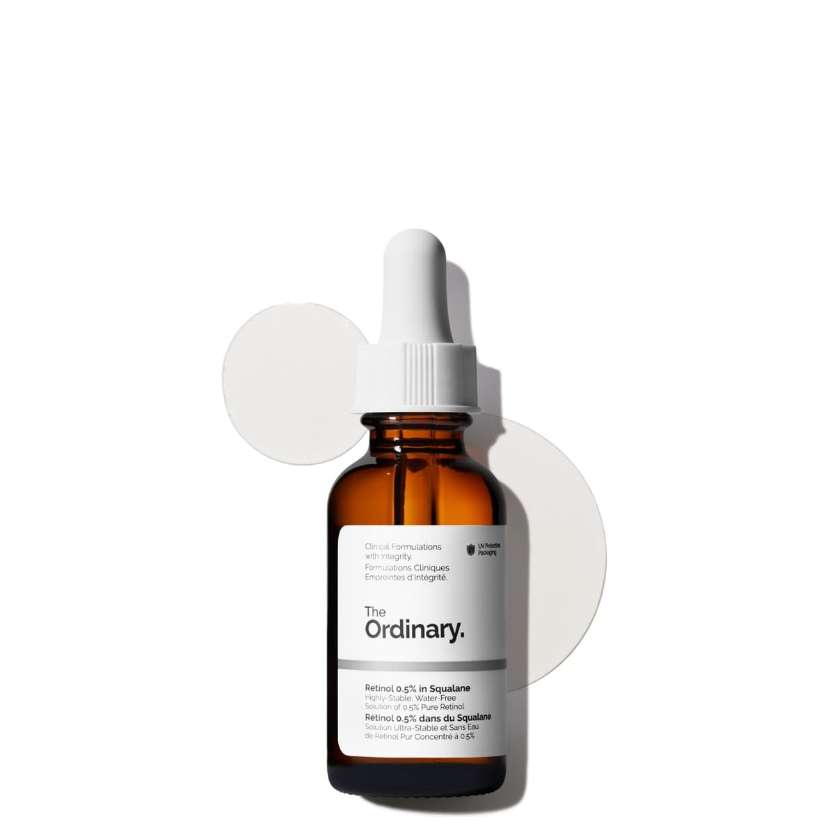 The Ordinary Retinol 0.5% in Squalane – Anti Aging Fine Lines Wrinkles Pure Vitamin A Facial Serum 30mL