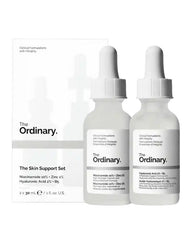 The Ordinary The Skin Support Set 2 Pieces – Blemish Care Deep Hydration Niacinamide Hyaluronic Acid Facial Skincare Kit 30mL Each