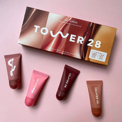 Tower 28 Mini Lil Softies Lip Treatment Set - Hydrating Tinted Balm Quad