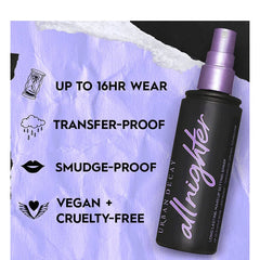 Urban Decay All Nighter Setting Spray - Up to 16-Hour Longwear Finishing Mist
