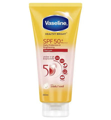 Vaseline Healthy Bright Daily Protection & Brightening Serum SPF 50+ PA++++ – High UV Defense Non Greasy Body Sunscreen 300mL