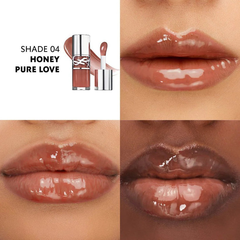 Yves Saint Laurent Loveshine Plumping Lip Oil Gloss - Hydrating High-Shine Tinted Stain