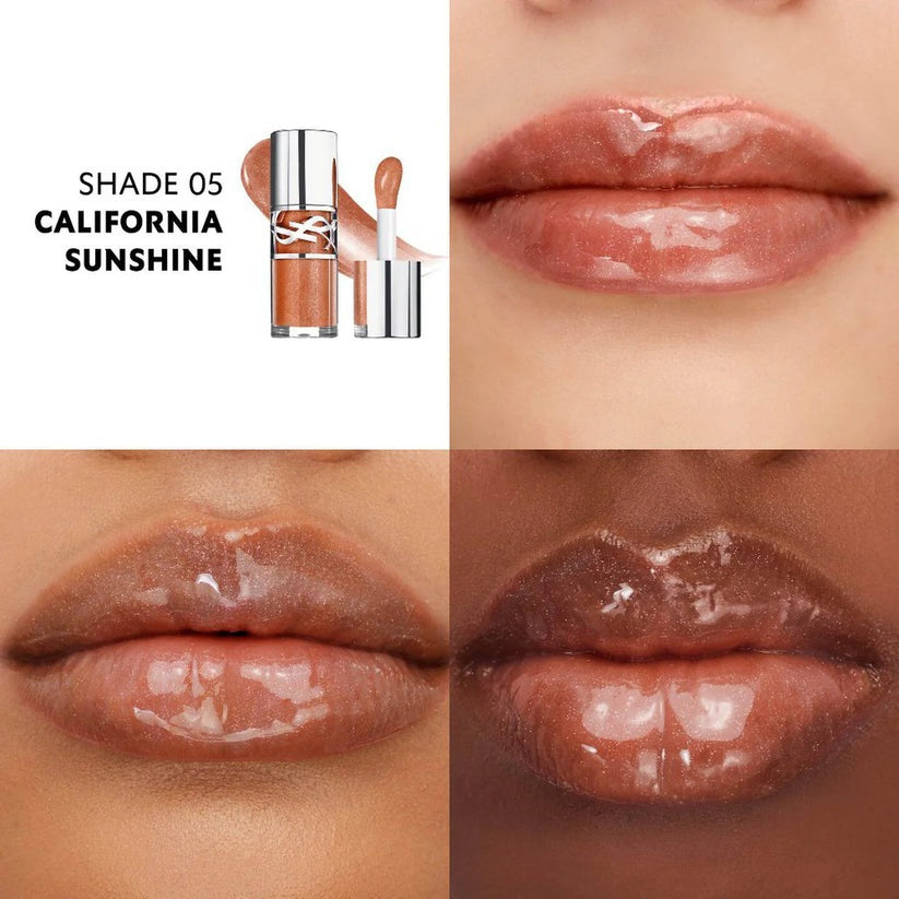Yves Saint Laurent Loveshine Plumping Lip Oil Gloss - Hydrating High-Shine Tinted Stain