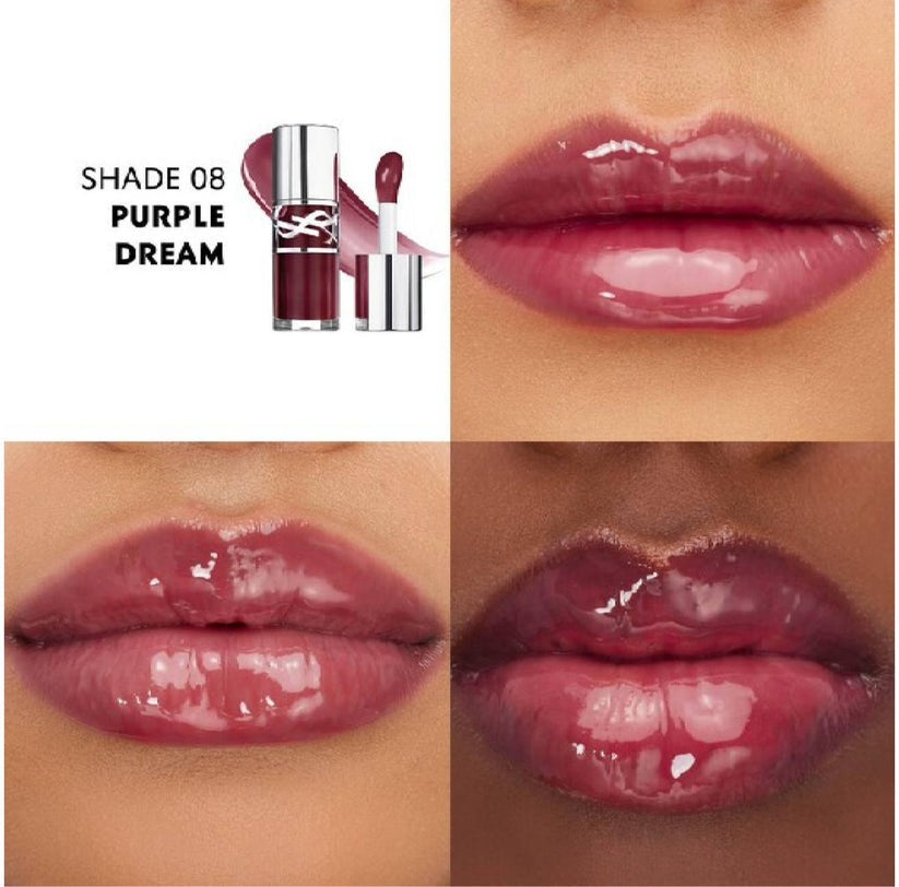 Yves Saint Laurent Loveshine Plumping Lip Oil Gloss - Hydrating High-Shine Tinted Stain