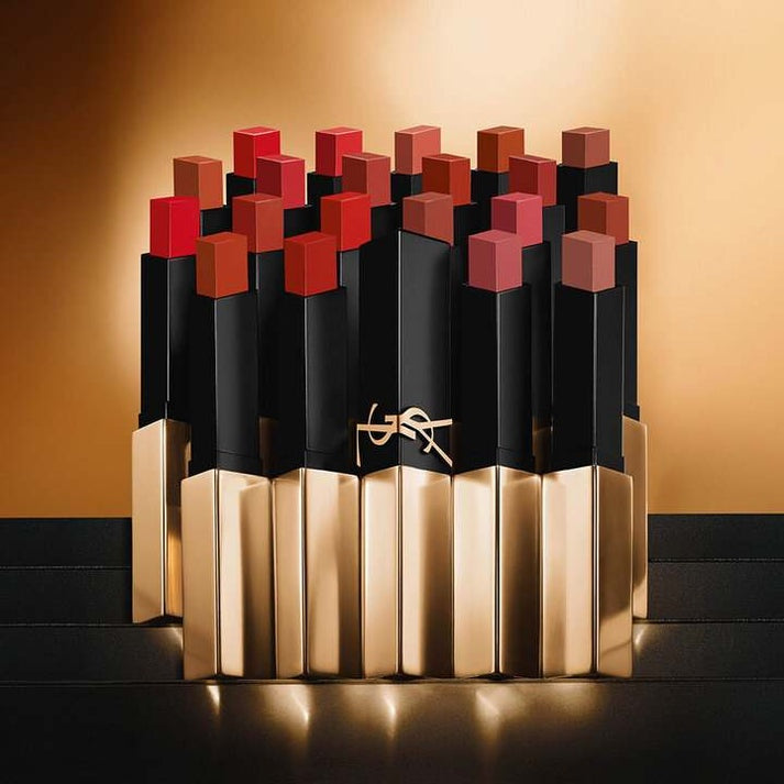 Yves Saint Laurent The Slim Couture Matte Lipstick – High Pigment Full Coverage Longwear Velvet Lip Color 2.2g