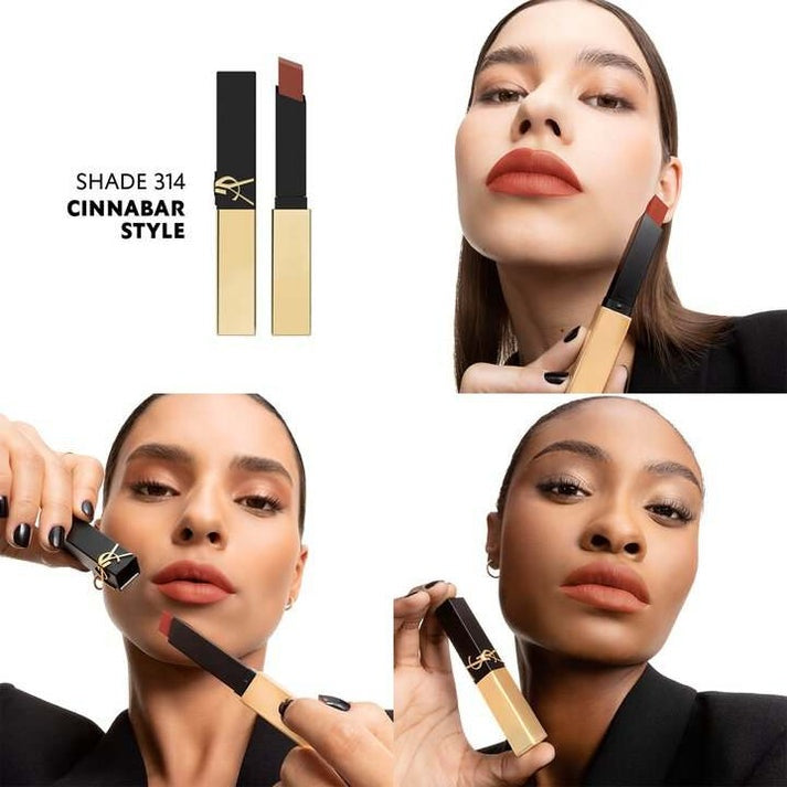 Yves Saint Laurent The Slim Couture Matte Lipstick – High Pigment Full Coverage Longwear Velvet Lip Color 2.2g