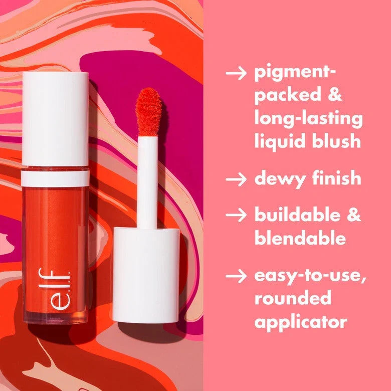 e.l.f. Camo Liquid Blush - High Pigment Longwear Cream Cheek Tint 4mL