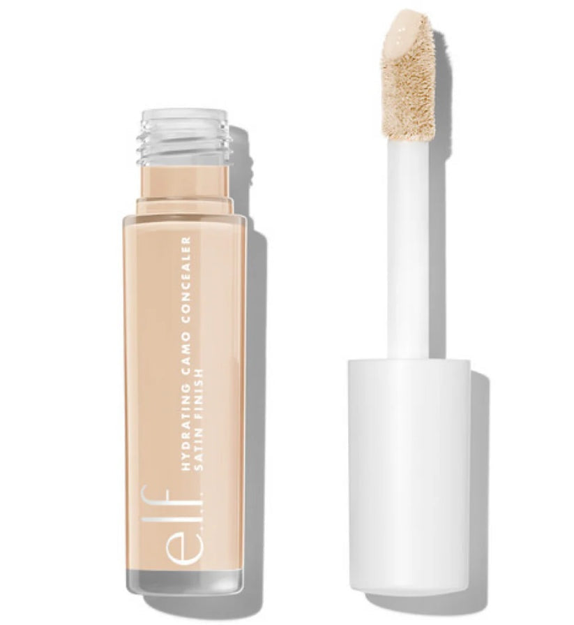 e.l.f. Cosmetics Hydrating Camo Concealer - Satin Finish Full Coverage Liquid