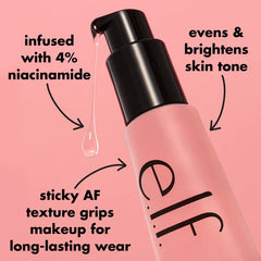 e.l.f. Cosmetics Power Grip Primer + 4% Niacinamide - Hydrating Gel Base 24mL