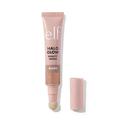 e.l.f. Halo Glow Blush Beauty Wand – Cushion Applicator Radiant Luminizing Liquid Blush 10mL