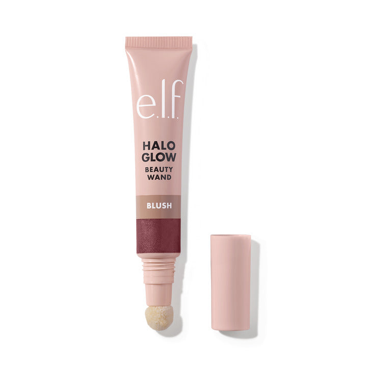 e.l.f. Halo Glow Blush Beauty Wand – Cushion Applicator Radiant Luminizing Liquid Blush 10mL