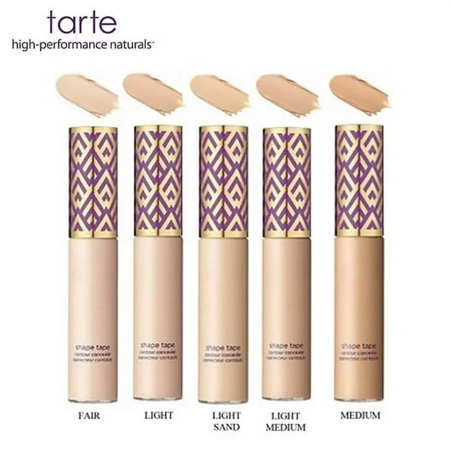 tarte Shape Tape Full Coverage Contour Concealer – 16-Hour Matte Waterproof Liquid Makeup 10mL